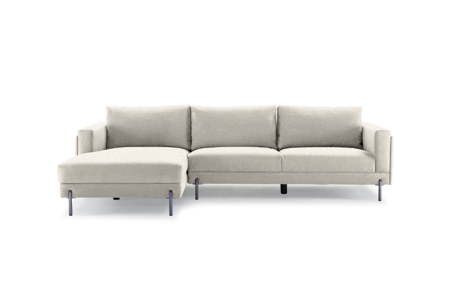 AJ2 │ 維斯比 │絢暖白│ L型沙發(couch右)-283cm
