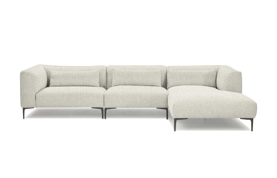 AJ2 │ 圖爾庫 │絢暖白│ L型沙發(couch左)-334cm